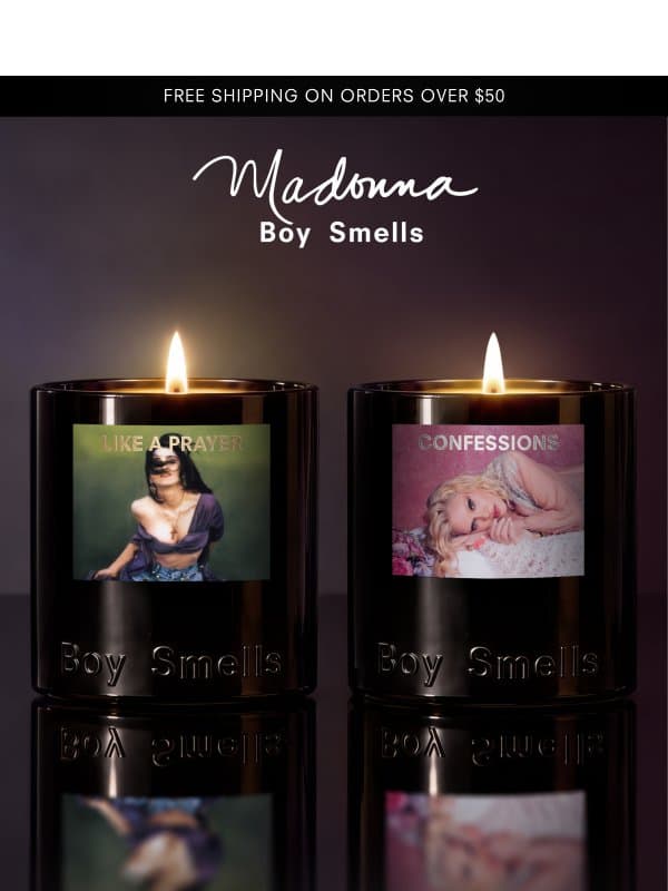 MADONNA SCENT DUO email from Boy Smells