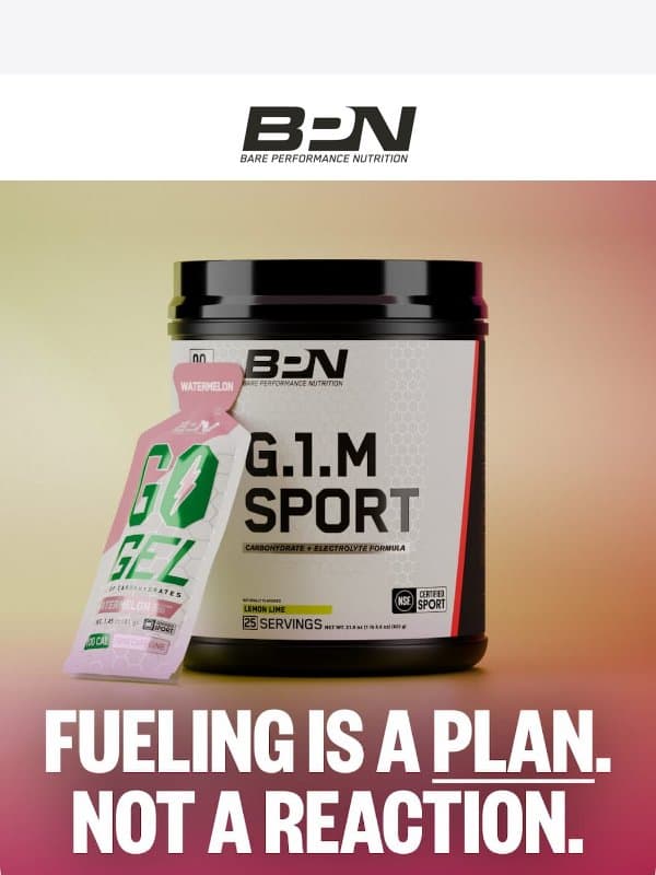 Two Energy Sources To Fuel Your Workout. email from BPN Supps