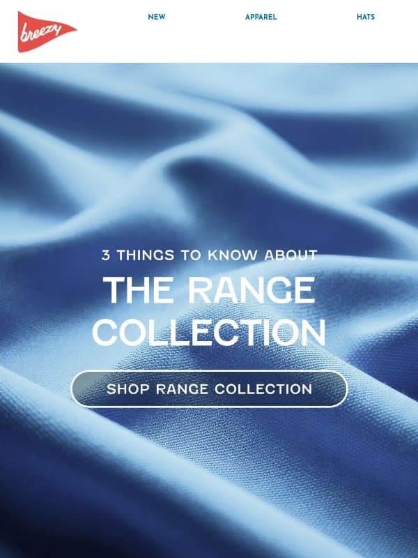 Details from the Range ⛳ email from Breezy Golf
