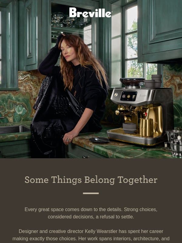 Some Things Belong Together email from Breville