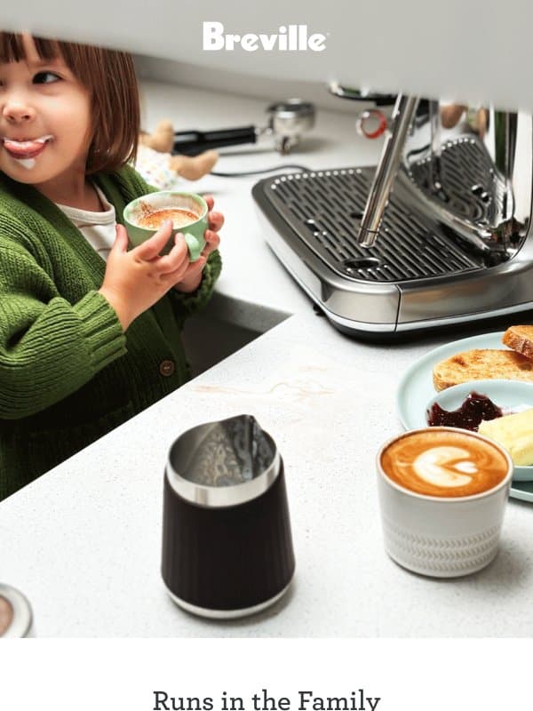 Runs in the Family email from Breville