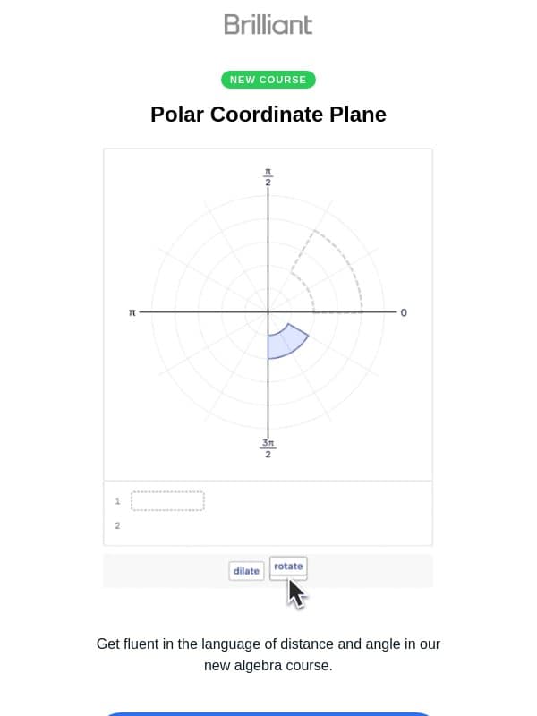 🐻❄️ Be a polar explorer, Adam email from Brilliant