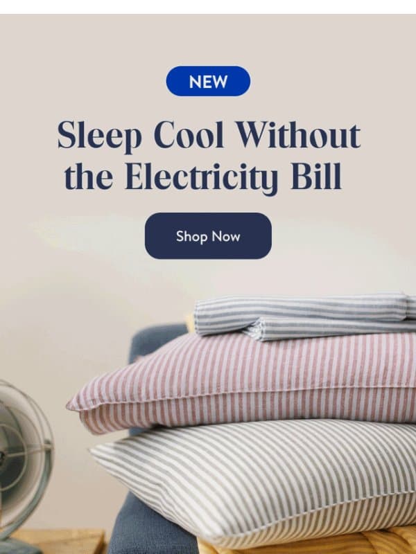 Sheets That Beat the Heat! email from Brooklinen