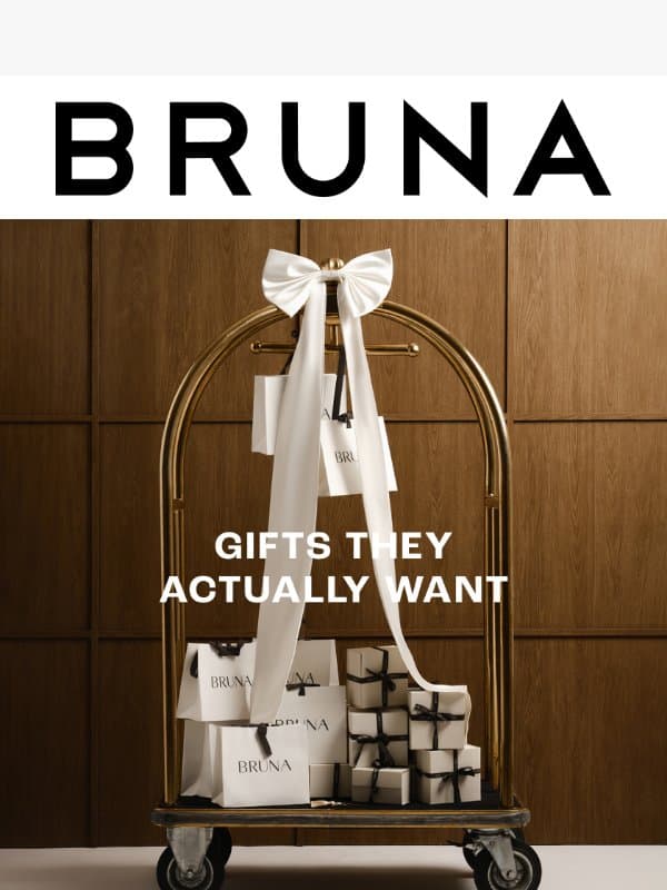 Looking for a gift? Read this email from Brunathelabel