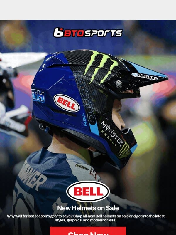 New Markdowns on the Latest Bell Helmets email from BTO Sports