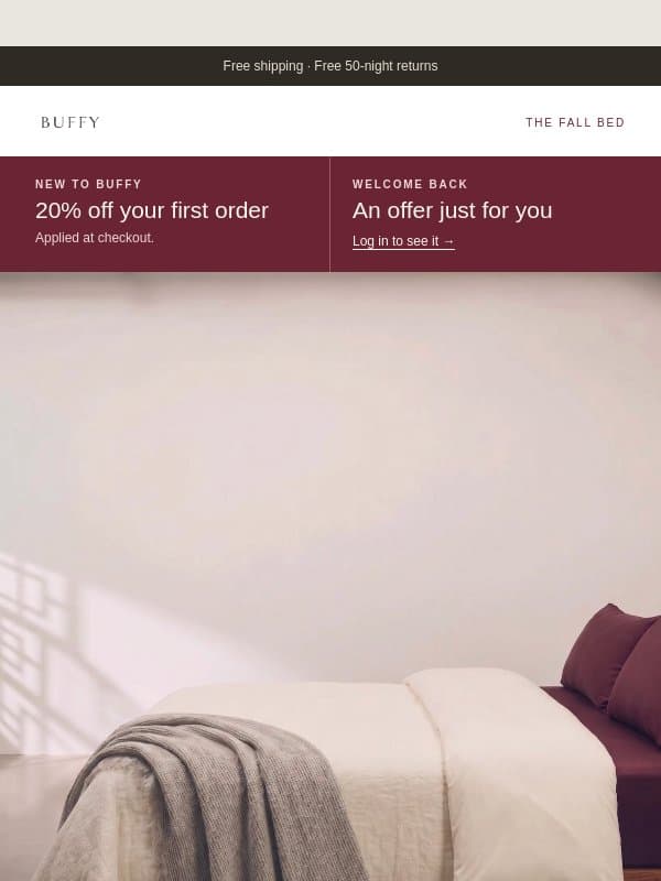 The Coziest Fall Layers: Comforters, Quilts, Coverlets & Throws email from Buffy