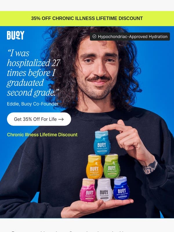 Why I Built Buoy (Chronic Illness Approved) email from Buoy
