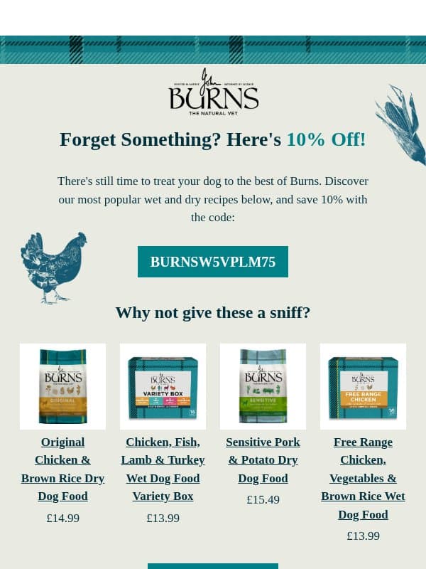 Does YOUR dog struggle with these? 🐶 email from Burns Pet Nutrition