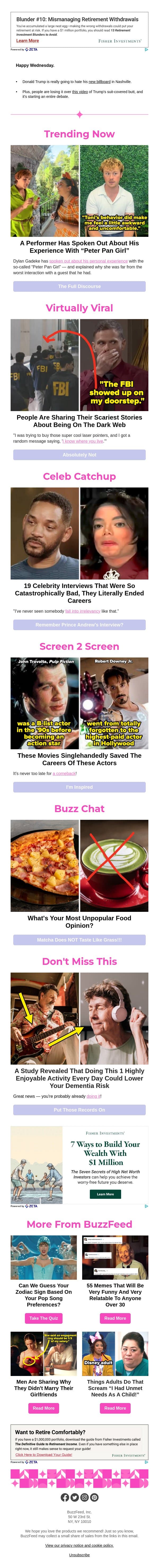 This 1 thing could lower your dementia risk email from BuzzFeed News screenshot
