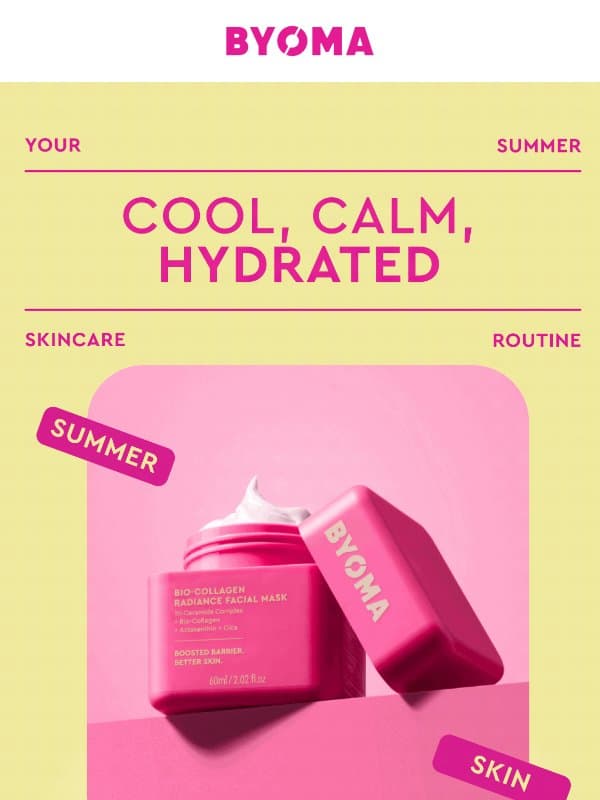 PSA: Your barrier needs hydration email from BYOMA