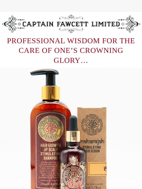 SECRETS FROM THE BARBER'S CHAIR - REVEALED! email from Captain Fawcett