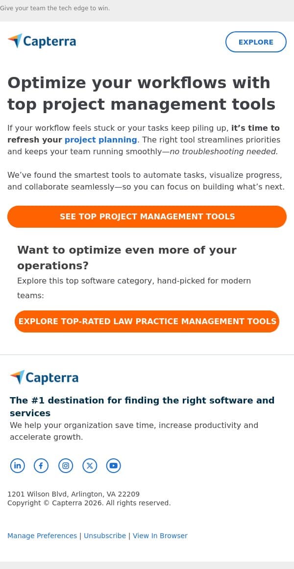 ⚙️ Why workflows break—and how to fix them email from Capterra screenshot