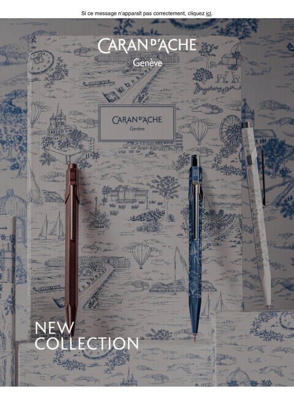 Toile de Jouy – Geneva Edition : les pièces de la collection email from Caran d'Ache
