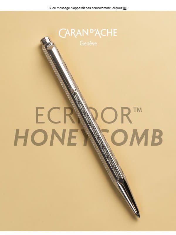 Ecridor™ Honeycomb, quand la nature inspire le design email from Caran d'Ache