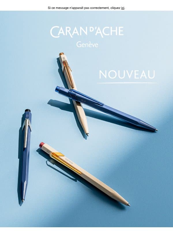 Deux nouvelles teintes pour votre 849™ email from Caran d'Ache