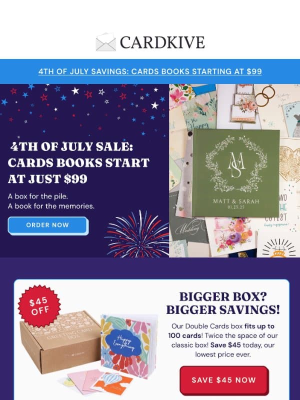Give Your Cards The Star Treatment β email from Cardkive
