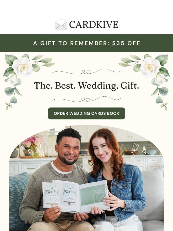 $35 Off The Best Gift π email from Cardkive