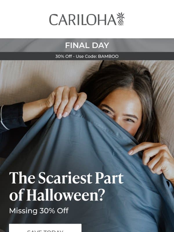 30% Off Sitewide π FINAL DAY email from Cariloha