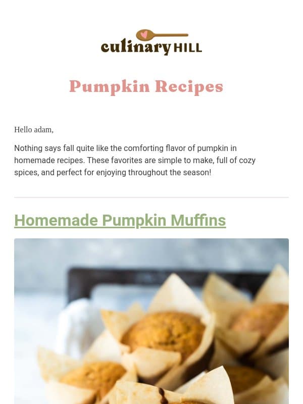 Everything's Better With a Little Pumpkin 🎃 email from Carlsbad Cravings