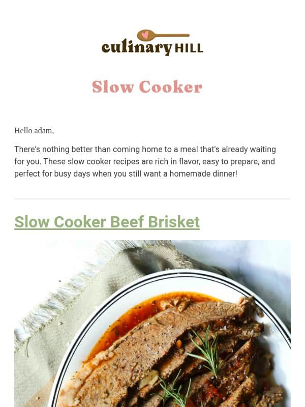 Come Home to These Slow Cooker Favorites 🏡 email from Carlsbad Cravings