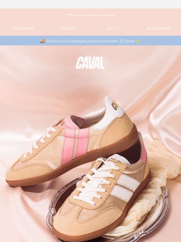 Deux paires satinées font leur entrée 🎀 email from Caval