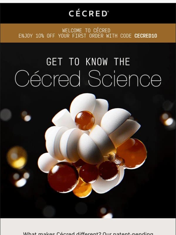 The Cécred Difference email from Cécred