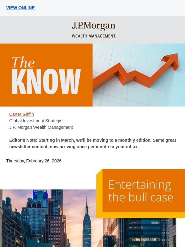 The bull case for 2026 email from Chase
