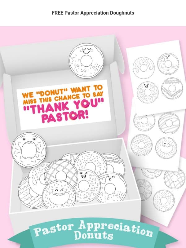 FREE Pastor Appreciation Printable Crafts email from Children's Ministry Deals
