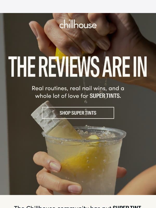 The nail tint everyone’s talking about 👀 email from Chillhouse