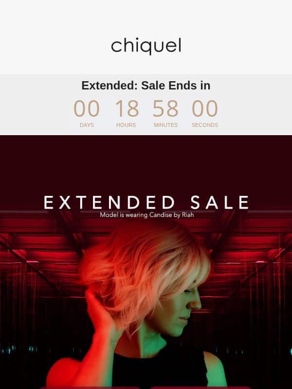 ⏰ This Is It: Your Last Shot at Up to 70% OFF! email from Chiquel
