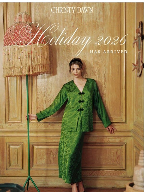 Holiday 2026 Has Arrived! email from Christy Dawn