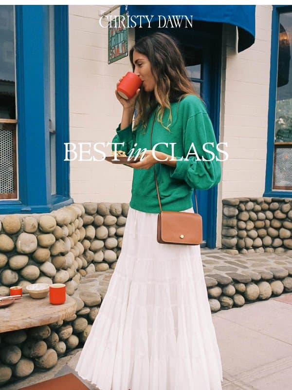 The Pieces You Loved Most This Summer email from Christy Dawn