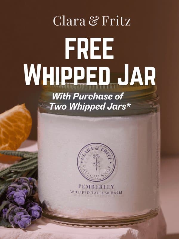 Stock Up on Whipped Jars - Get One Free! email from Clara & Fritz