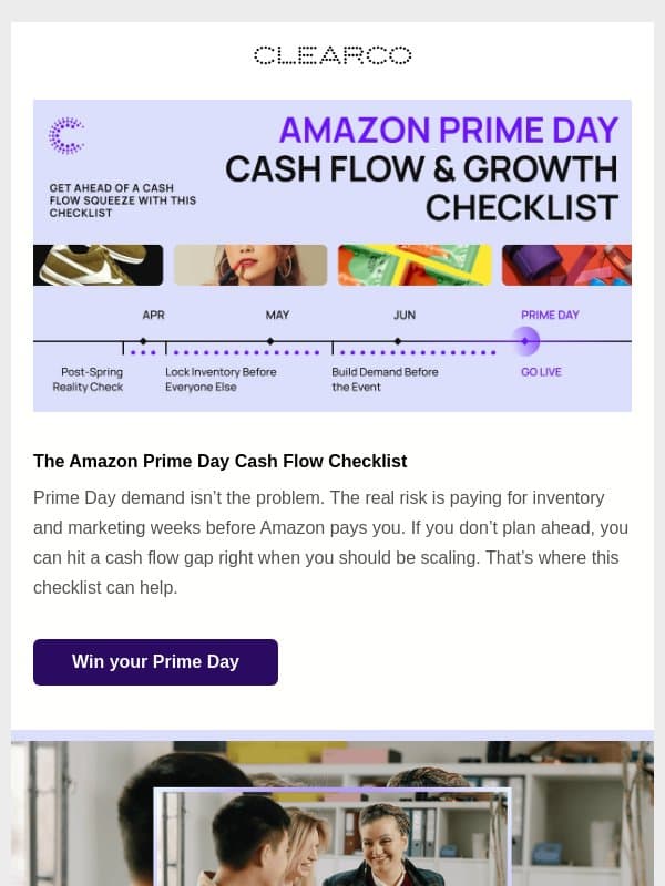 How to Avoid the Payout Gap that Stalls Growth email from Clearco