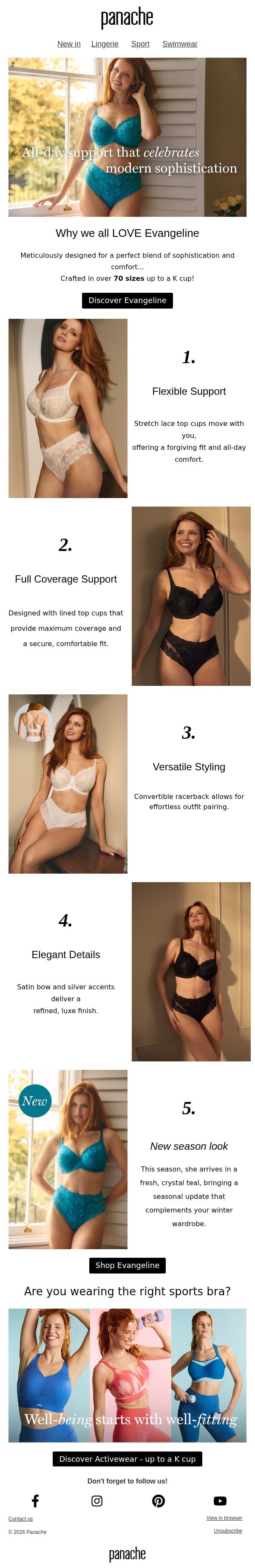 Introducing Evangeline's New Look! 🩵🔥 email from Cleo by Panache screenshot