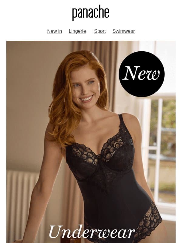 Underwear Meets Outerwear email from Cleo by Panache