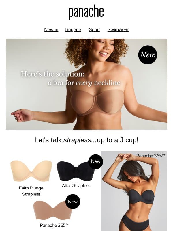 A Bra for Every Neckline ✨ email from Cleo by Panache