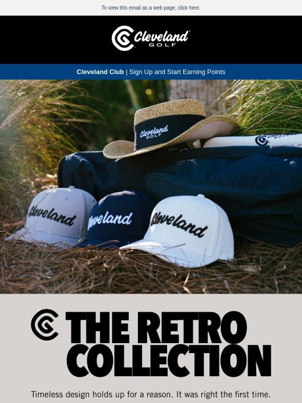 Introducing The Retro Collection | Cleveland Golf email from Cleveland Golf
