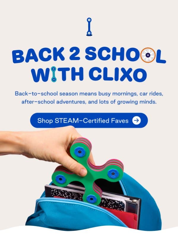 Back 2 School With Clixo π email from Clixo