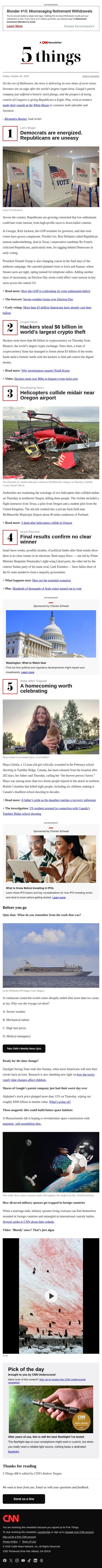 Midterm alarm bells are ringing for Republicans email from CNN screenshot