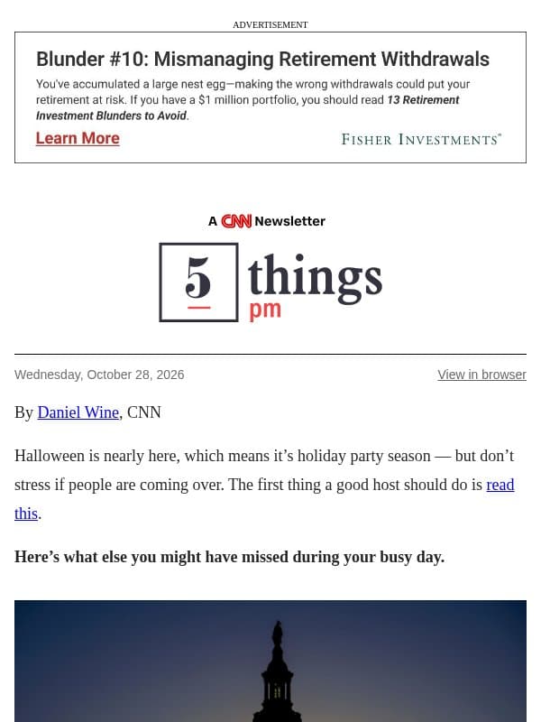 Sizing up the House, over-the-top outfits, new dwarf planet? email from CNN