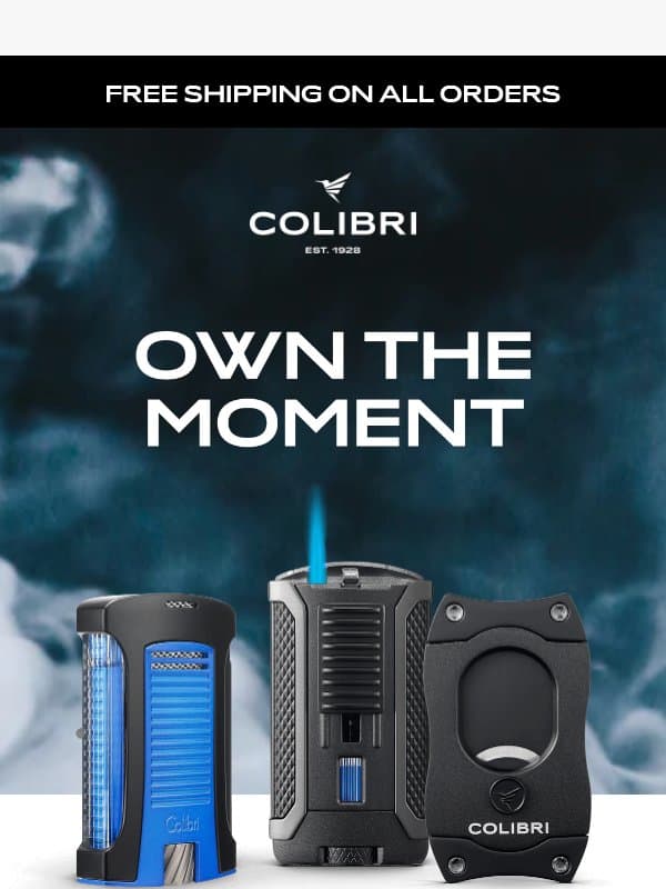 Your welcome gift is inside! email from Colibri Lighters
