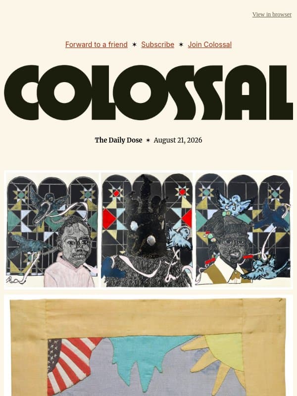 Stories in the Seams email from Colossal