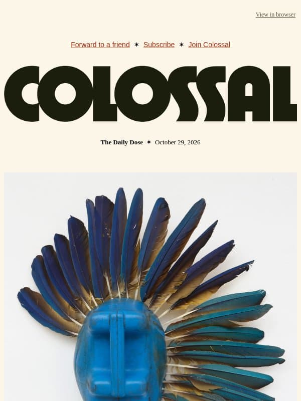 This Blue Period email from Colossal