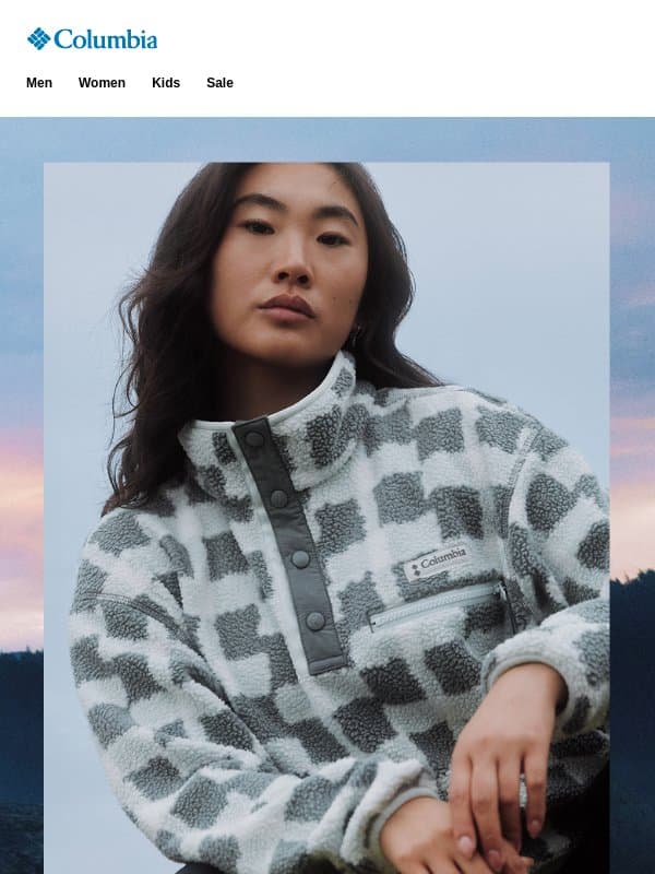 Meet winter’s new arrivals. email from Columbia Sportswear