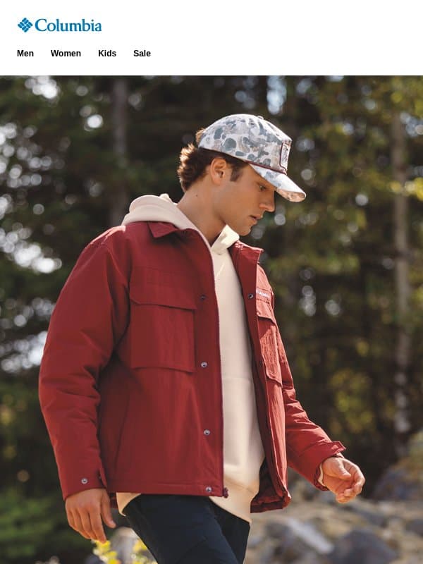 The gear our team loves. email from Columbia Sportswear