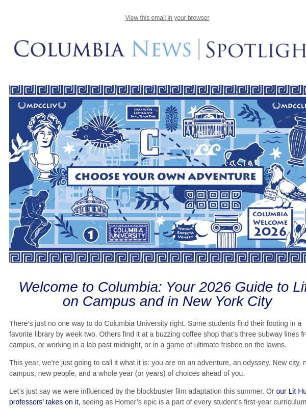 đșïž Your 2026 Guide to Life at Columbia email from Columbia University