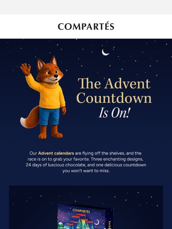 The Countdown Won't Wait β email from Compartes Chocolatier
