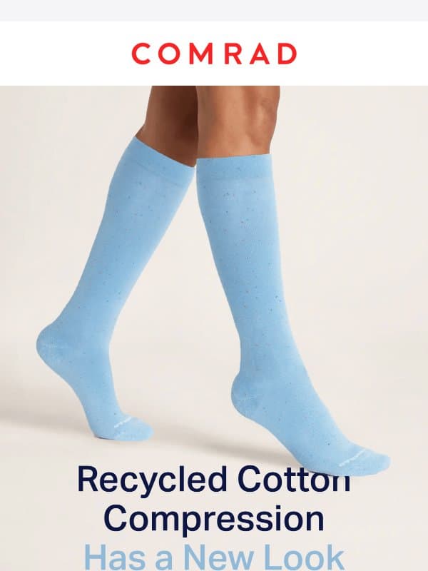 Just In: Recycled Cotton in Light Blue 🩵 email from Comrad