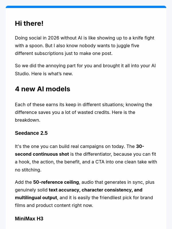 Four new models. Here's which one to actually use email from ContentStudio
